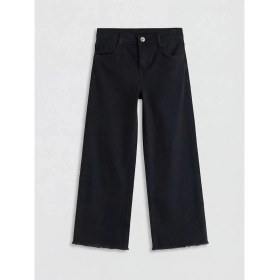 Resim LC Waikiki Lc Waıkıkı Siyah Wideleg Kız Çocuk Jean Pantolon 
