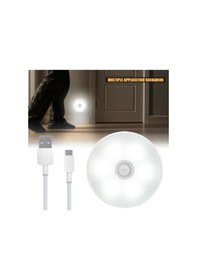Resim Hareket Sensörlü Usb Şarjlı Led Işık Lamba 