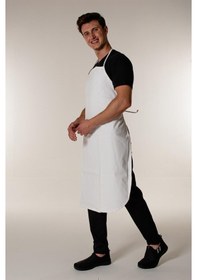 Resim Beyaz Muşamba Mutfak Bulaşık Önlüğü Pvc 