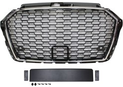 Resim Audi A3 RS3 2016-2020 Kromlu Siyah Panjur 