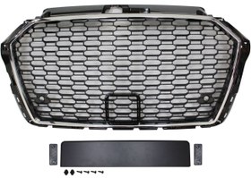 Resim Audi A3 RS3 2016-2020 Kromlu Siyah Panjur 