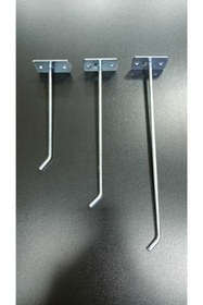 Resim UZMAN GRUP RAF SİSTEMLERİ 75 Adet - 20 cm Vidalı Kanca Raf Aksesuarı Raf Kancası 