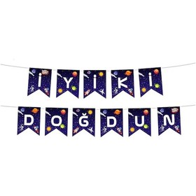 Resim Rocket Space Iyi Ki Doğdun Banner 