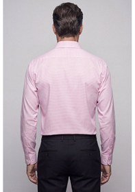 Resim Bisse Pembe Regular Fit Cepsiz Uzun İtalyan Kaya Gömlek Gmeks261074 C29 