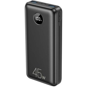 Resim Xo 45w Quick Fast Hızlı Usb Usb-c Type-c 3 Çıkışlı 20000 Mah Taşınabilir Şarj Aleti Powerbank Pr203 
