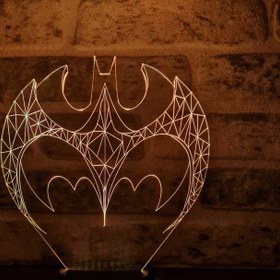 Resim Batman Figürlü Dekoratif Hediye Led Masa Lambası | BYLAMP 