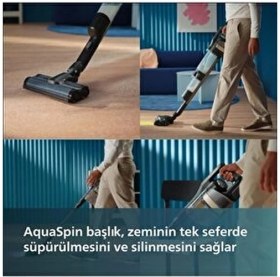 Resim Aqua Plus 9000 Serisi - Islak & Kuru Dik Süpürge - Hem Sil Hem Süpür - Yeni Nesil Üstün Performans 