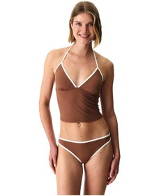 Resim Penti Açık Kahverengi Fiona Tankini Bikini Üstü Br30 