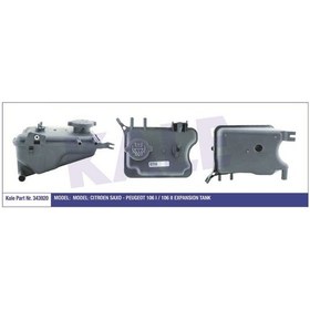 Resim Kale-343920 - Yedek Su Deposu Peugeot 106 - Cıtroen Saxo 1.5d 9 