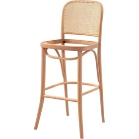 Resim Bendegan Hasırlı Petek Döşemeli Bar Sandalye 