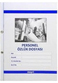 Resim Özkan Personel Özlük Dosyası 10 Adet 