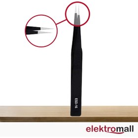 Resim Genel Markalar Esd-16 Antistatik Siyah Cımbız 