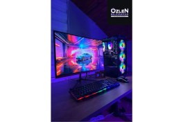 Resim Özlen Ryzen Gaming Set Oyuncu Bilgisayarı Hazır Sistem 
