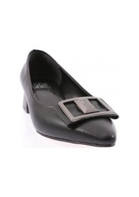 Resim Dgn K106 Kadin Silver Taş Kare Tokali Topuklu Ayakkabi K106-1510-R1534 Siyah 