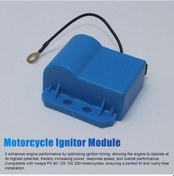 Resim Kosona Vespa Px 80/125/150/200 İçin Mavi Plastik Moto Sürekli Ateşleme Modülü - Parça No: 32398112 