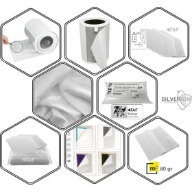 Resim Lidyahan Store Fresh Air Filter 10 Adet Nano Gümüş Iyonlu Elektrostatik Toz Tutucu Ön Filtre Xiaomi Smart Purifier 4 Compact ile Uyumlu 