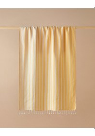 Resim Trine Pamuklu Peştamal 90x150 Cm Sarı Sarı 