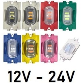 Resim 12 - 24 Volt 2 Watt Dış Ip65 Lensli Dar Açılı Modül Led 