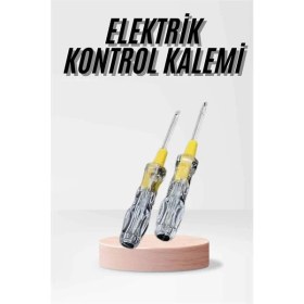 Resim Kontrol Kalemi Çift Başlıklı Şeffaf Elektrik Testi Değişken Uçlu Nemere 