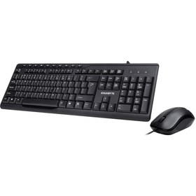 Resim Gigabyte KM6300 İngilizce Q USB Klavye + Mouse Set 