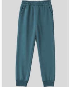 Resim Tommy Life Orman Yeşili Yüksek Bel Jogger Rahat Form Manşetli Kadın Eşofman Alt - 94561 Yeşil 