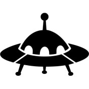 Resim Gmwax Ufo Duvar Dekor Sticker 40 x 28 cm 