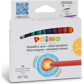 Resim Primo Mum Boya Kalemi 12 Renk Renkli 