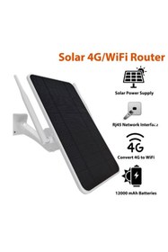 Resim Elif Asya Ceyiz Tekstil Apronx APX-SR406 Wireless 4G Solar Modem 6w (8 Kullanıcı) 12000mAh 