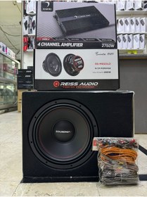 Resim Soundmax Kampayalı Set 30cm Bas 1500wat 4 Kanallı Anfi 16cm Midrange Kablo Seti 