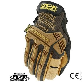 Resim Mechanix Wear® M-Pact Durahide Leather Deri Eldiven (Siyah/Kahve) Siyah - Kahverengi 
