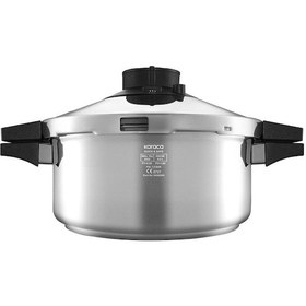 Resim Karaca Quick and Safe İndüksiyon Tabanlı Düdüklü Tencere Seti 6+8 Lt 