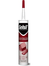 Resim Selsil Pu-40 Mastik Yapıştırıcı 280Ml. (Beyaz) Beyaz 