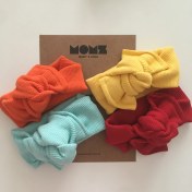 Resim Momz Kız Bebek / Çocuk 4 Lü Ribana Bandana Seti 