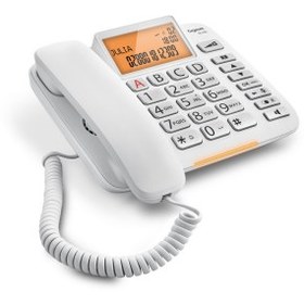 Resim GIGASET DL580 Masa Üstü TELEFON (Beyaz) 