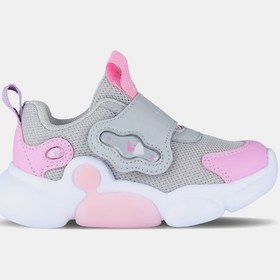 Resim Vicco Gum Işıklı Kız Bebek Gri/pembe Spor Ayakkabı Gri - Pembe 