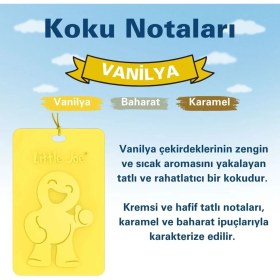 Resim Little Joe Vanilya Kokulu Dolap Asma Kart (Vanilla) -45 Gün -Ipli Ev Oto Kokusu -Ayna Parfümü 