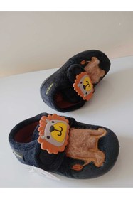 Resim Gezer yeni sezon aslan figürlü çırtlı çocuk panduf 