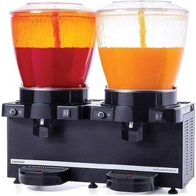 Resim Samixir Panoramik 22 Twin Karıştırıcılı Soğuk Içecek Dispenseri 22 L + 22 L 