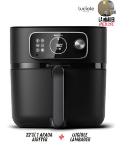 Resim Philips 7000 Seri Airfryer Combi XXL 8,3L Connected 22'in 1 Uzaktan Bağlantılı Ultra Premium Airfryer+Lambdr 