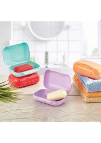 Resim Kilitli Kapakli Sabunluk 1 Adet Ur3144 Altın - Bakır - Siyah 