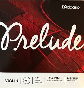 Resim D'Addario J810 Prelude J81012 - 1/2 Takım Tel Keman Teli 