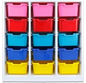 Resim Edutoys DOLAP PLASTİK 15 ÇEKMECELİ 