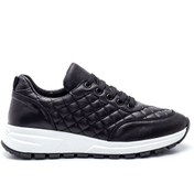 Resim Kadın Deri Kapitone Sneaker Derimod