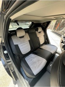 Resim Hyundai Tucson 2021 2024 Arası Arka Sırt 2-1 .arka Sırt Kolçaklı Model Uyumlu Oto Koltuk Kılıfı 
