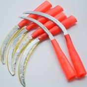 Resim Kırmızı Yivli Çapa Bahçe Aracı - Paslanmaz Çelik Bıçak, Ahşap Sap, Yabancılık, Çim Biçme ve Tarım İşleri İçin İdeal, Bahçe Yabancılık Aracı | Ergonomik Sap | Dayanıklı Bahçe Aracı, Bahçe Malzemeleri 