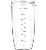Resim Sunshine022 Nutribullet 32oz Ölçekli Dayanıklı Ölçülü Karıştırma Kupa Yedek Kap 