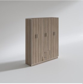 Resim Kenzlife gardırop 6 kapılı çekmeceli begonvil150 crd kapaklı gardolap dolap 