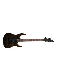 Resim Guson Modern Superstrat Hsh Fr Tremolo Elektro Gitar Quilted Siyah 
