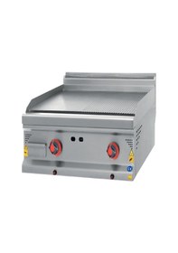 Resim Karacasan Endüstriyel 900 Seri Set Üstü 80 Cm Lpg Tüplü Yarı Kanallı Izgara 