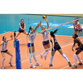 Resim Attiba Kapali Saha - Okul - Voleybol Mac Filesi_profesyonel Indoors Voleybol Filesi. Marka 